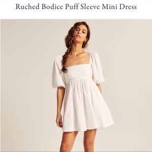 Abercrombie Puff Sleeve Dress